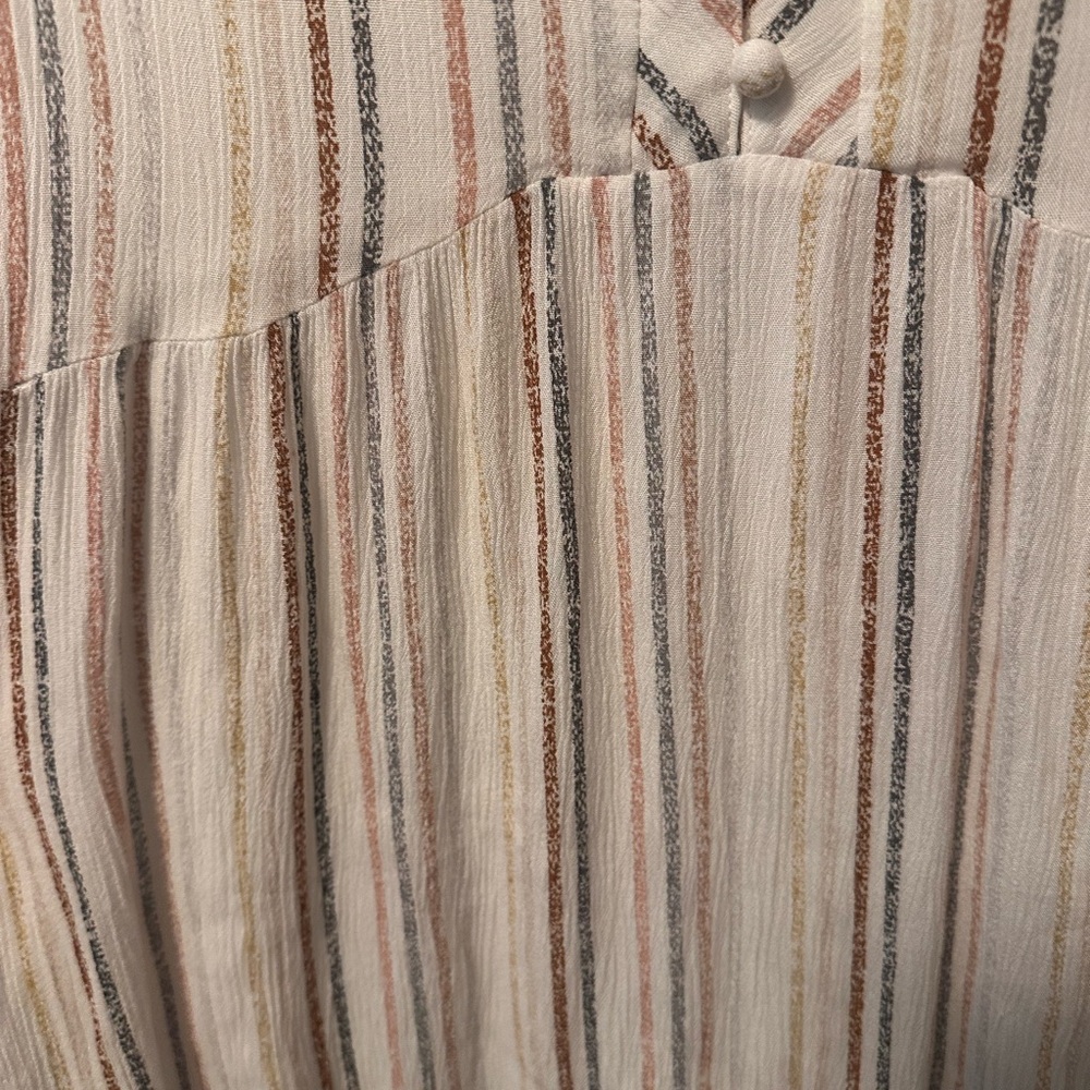 Karlie Multicolor Striped Ruffle Blouse - Picture 3 of 5